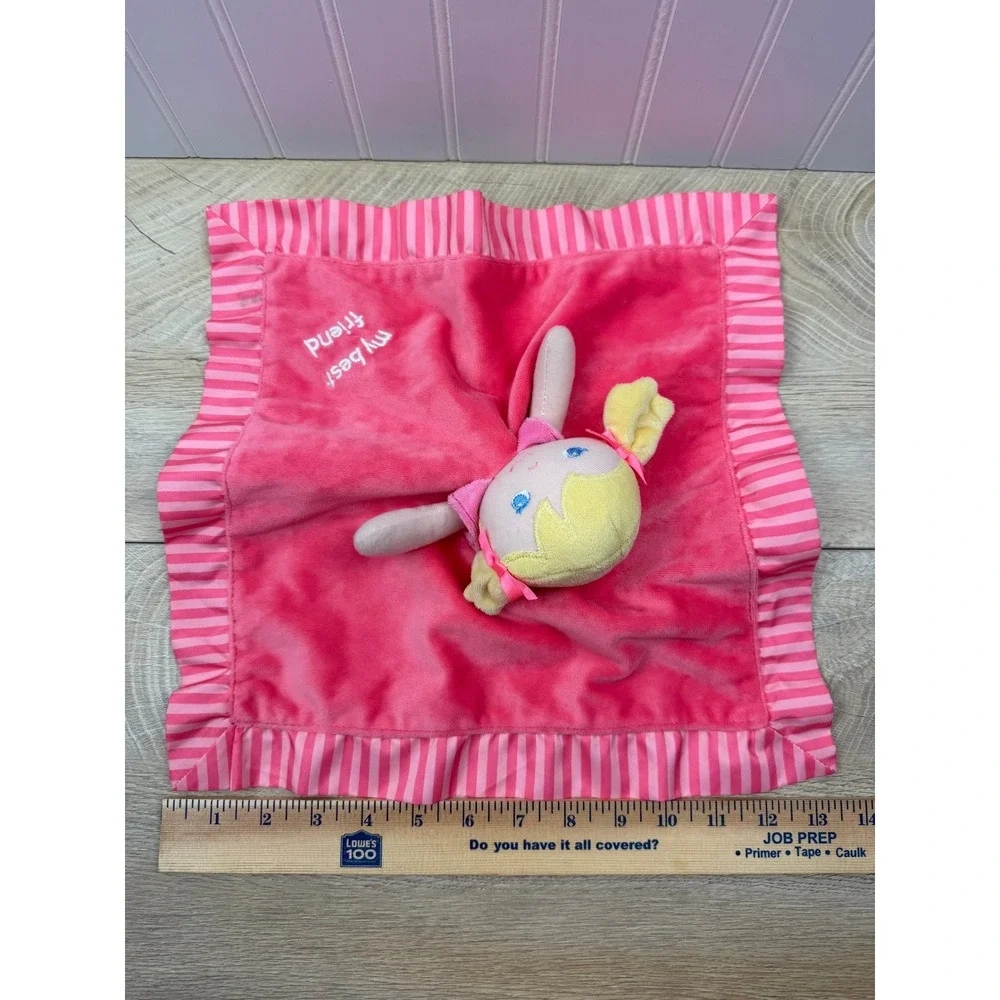 Garanimals Pink Doll Security Blanket My Best Friend Plush Ruffle 86651